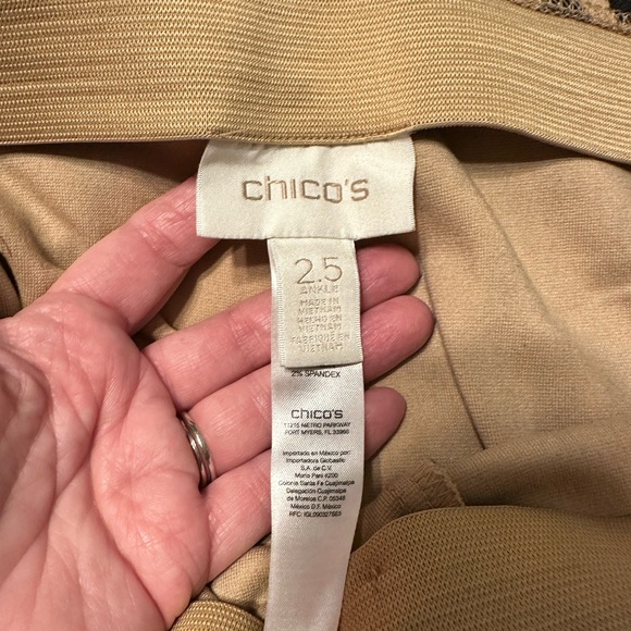 Chico’s Animal Print Pants - Picture 3 of 5